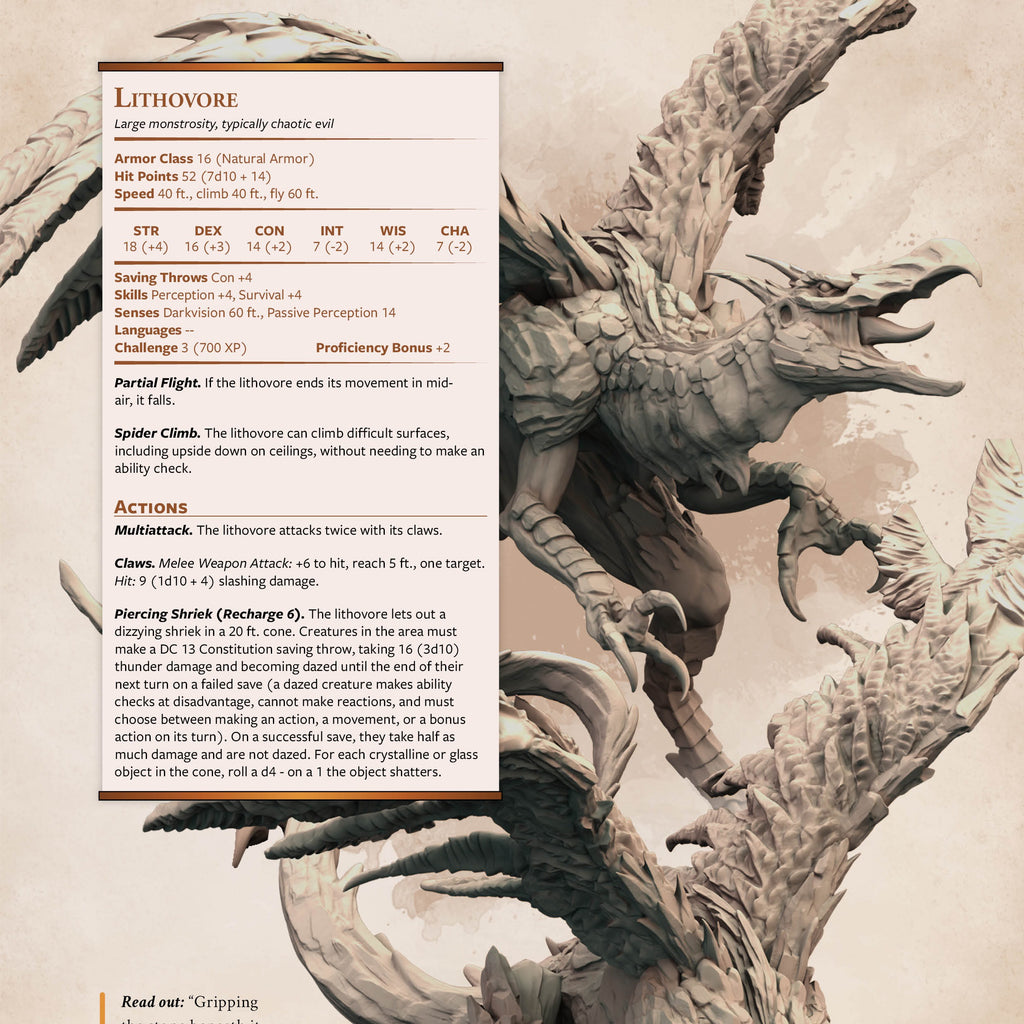 Flesh To Stone - Physical 5e Adventure Booklet